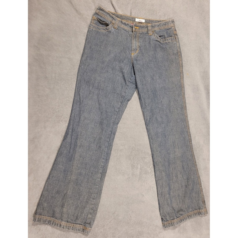 Gander Mountain Guide Series Women's Flannel Lined Jeans Size 10 Plaid Denim